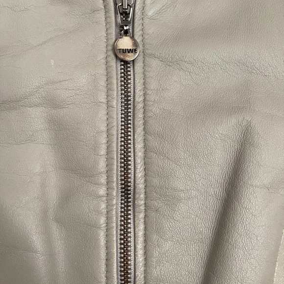 Tuwe lambskin leather jacket Size S/M - Picture 2 of 5